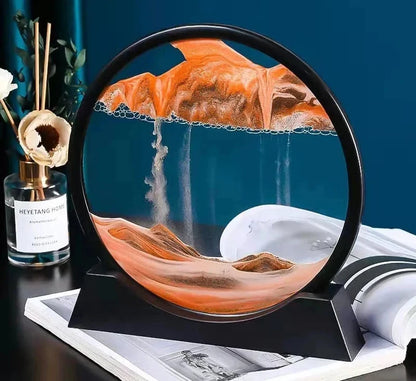 Oceanic Drift 3D™|Sable Mouvant Art en Verre